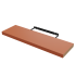 Полка настенная Spaceo Cotta 80x23.5 см МДФ цвет красный