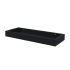 Полка настенная Spaceo Paris 40x15 см МДФ цвет чёрный