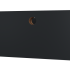 Полка настенная Spaceo Paris 40x15 см МДФ цвет чёрный