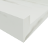 Полка настенная Spaceo White Marble 60x10 см МДФ цвет белый мрамор