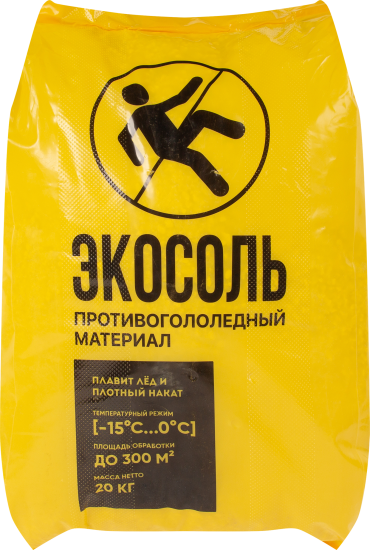 Антигололедный реагент «Экосоль» 20 кг