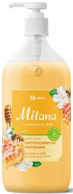 Жидкое крем-мыло Grass Milana «Молоко и мед» 1 л