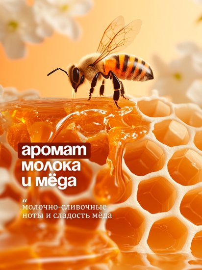 Жидкое крем-мыло Grass Milana «Молоко и мед» 1 л