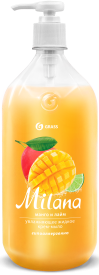 Жидкое крем-мыло Grass Milana Манго и лайм 1 л
