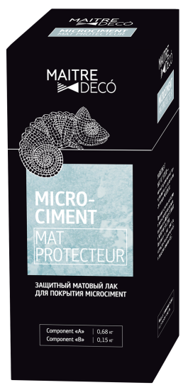 Защитный лак для микроцемента Maitre Deco «Microciment Protecteur» 2 компонента 0.83 кг