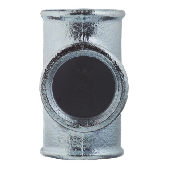 Тройник Gebo Platinum (130-6V) 1 ВР(г) х 1 ВР(г) х 1 ВР(г) чугунный оцинкованный