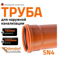Труба пвх наружной канализации Ostendorf 222020