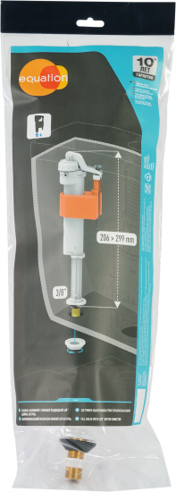 Клапан заливной Equation с нижней подводкой воды 3/8