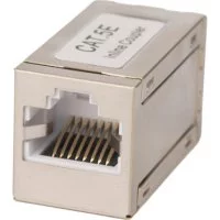 Проходной экранированный адаптер WRline WR-сA-8p8с-с5e-sH RJ45-RJ45 (8p8с), категория 5е