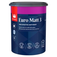 Краска интерьерная Tikkurila/Tikkivala Euro Matt 3 база С бесцветная 0,9 л