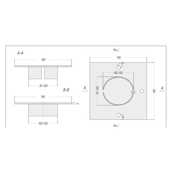 Оголовок для сваи винтовой d89 мм