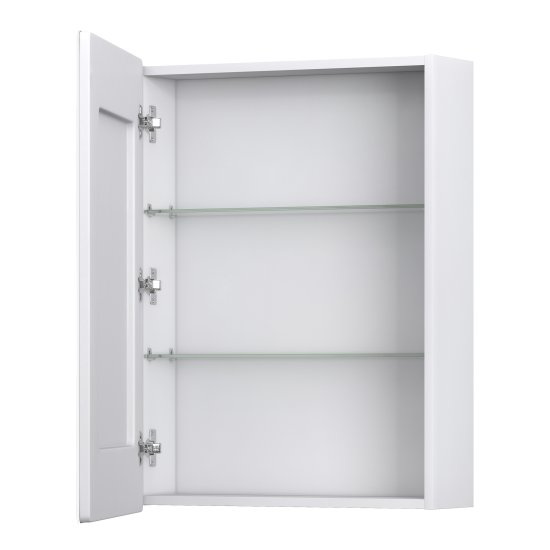 Шкаф зеркальный подвесной Vigo Look с подсветкой 60x80 см цвет белый