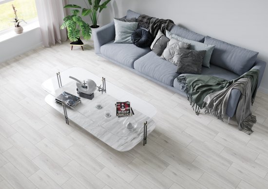 Глазурованный керамогранит Cersanit Stockholm 18.5x59.8x0.75 см 1.216 м² матовый цвет серый