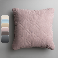 Подушка декоративная Linen Way 43x43 см замша пыльная роза