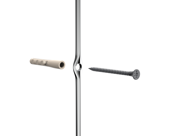 Полка для ванной Lemer Like трехъярусная прямая 20x20x52 см металл цвет белый