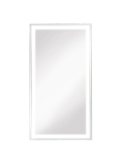 Шкаф зеркальный подвесной Montero White LED с подсветкой 35x65 см цвет белый
