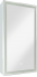 Шкаф зеркальный подвесной Montero White LED с подсветкой 35x65 см цвет белый