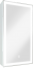 Шкаф зеркальный подвесной Montero White LED с подсветкой 35x65 см цвет белый