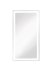 Шкаф зеркальный подвесной Montero White LED с подсветкой 35x65 см цвет белый