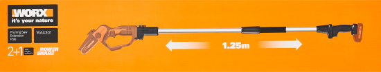 Штанга удлинительная для пилы Worx WP342E