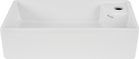 Раковина «Смарт» 45 см к тумбе «Мокка» цвет белый