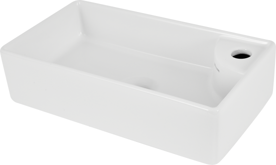 Раковина «Смарт» 45 см к тумбе «Мокка» цвет белый