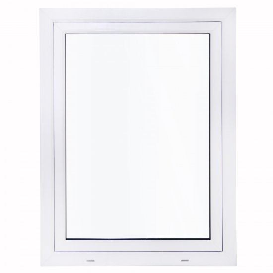 Окно пластиковое ПВХ VEKA одностворчатое 1200x800 мм (ВxШ) правое поворотно-откидное двуxкамерный стеклопакет белый/белый