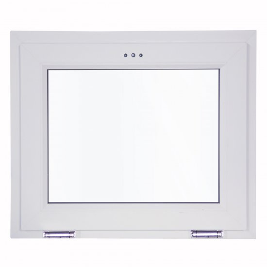 Окно пластиковое ПВХ VEKA одностворчатое 500x700 мм (ВxШ) фрамуга однокамерный стеклопакет белый/белый