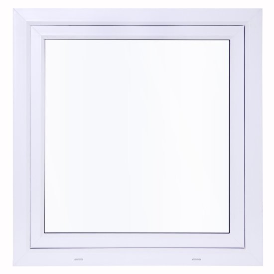 Окно пластиковое ПВХ VEKA одностворчатое 870x900 мм (ВхШ) правое двухкамерный стеклопакет белый/белый