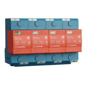 Устройство защиты от импульсных перенапряжений Стример РИФ-Э-I+II 275/12,5 (4+0)