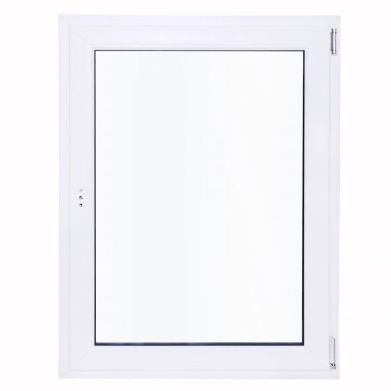 Окно пластиковое ПВХ VEKA одностворчатое 1200x800 мм (ВxШ) стекло 4 мм поворотное белый/белый