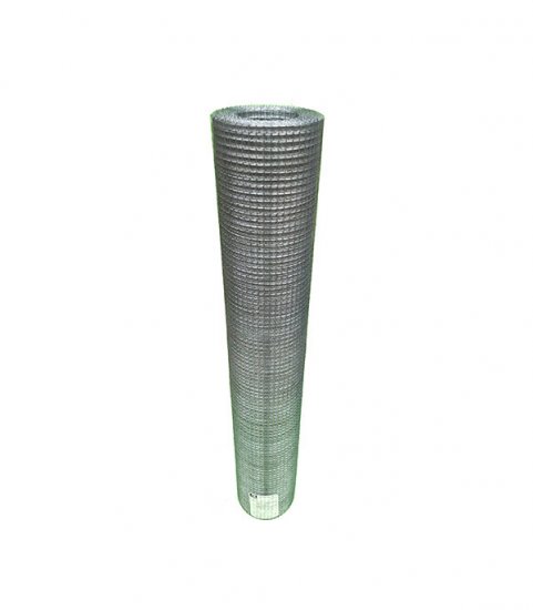 Сетка штукатурная сварная оцинкованная 10х10 мм d0,6 мм 1х15 м рулон