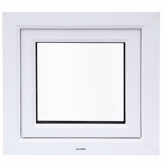 Окно пластиковое ПВХ VEKA одностворчатое 620x600 мм (ВxШ) правое поворотно-откидное однокамерный стеклопакет белый/белый