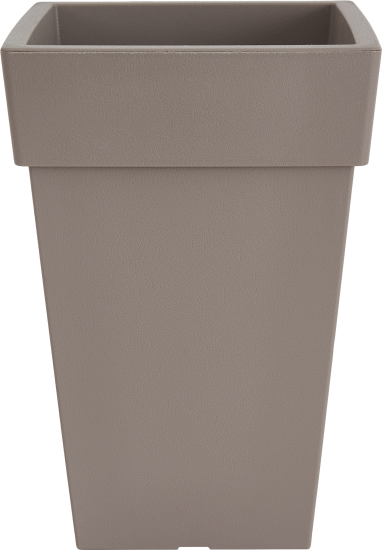Кашпо Idea Тубус 16.5x36x24 см v7.5 л пластик французский серый
