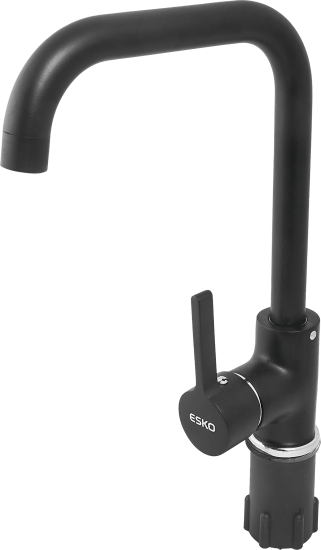 Смеситель для кухни Esko K37 общая высота 32.5 см цвет чёрный