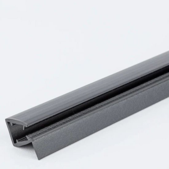 Уплотнительный ПВХ профиль для стекла 8 мм SERVICE PLUS PVH04-403/7BKL8