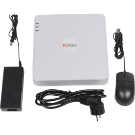 Четырехканальный ip-регистратор HIWATCH ds-n204p(c)