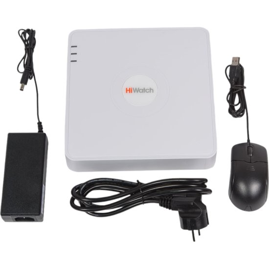 Четырехканальный ip-регистратор HIWATCH ds-n204p(c)