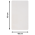 Шкура искусственная полиэстер Inspire Bianca 60x110 см цвет белый
