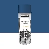 Грунт-эмаль аэрозольная по ржавчине Luxens матовая цвет голубой 520 мл