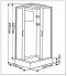 Душевая кабина Sensea Cube низкий поддон 80x100 см