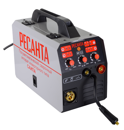 Сварочный полуавтомат инверторный Ресанта САИПА195ЛМ, 200 А, до 5 мм