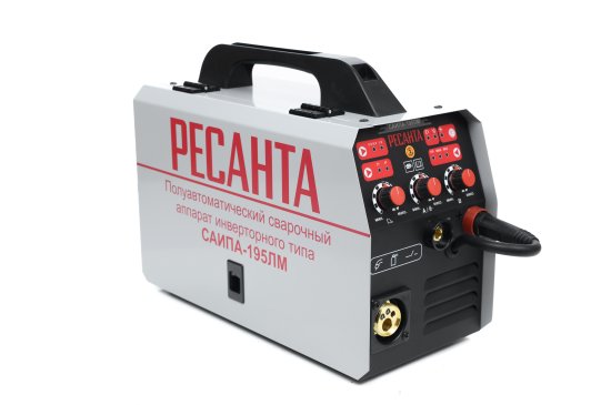 Сварочный полуавтомат инверторный Ресанта САИПА195ЛМ, 200 А, до 5 мм