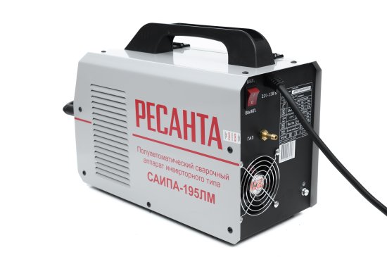 Сварочный полуавтомат инверторный Ресанта САИПА195ЛМ, 200 А, до 5 мм