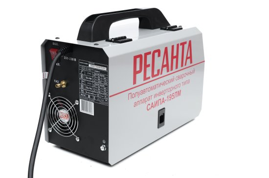Сварочный полуавтомат инверторный Ресанта САИПА195ЛМ, 200 А, до 5 мм