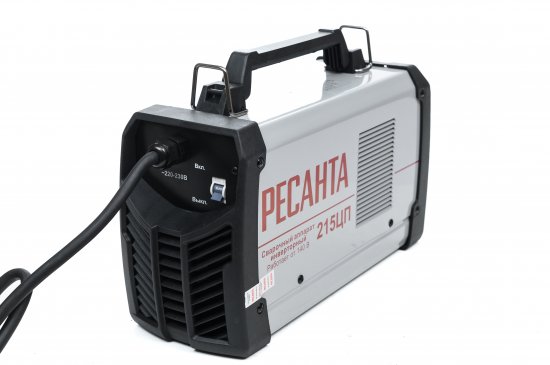 Сварочный аппарат инверторный Ресанта САИ215ЦП, 220 А, до 5 мм