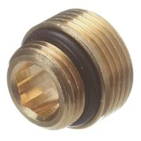 Ниппель Tiemme 1/2 НР(ш) х 3/4 ЕК НР(ш) для нижнего подключения радиатора (3390003 / 3390RID0504)