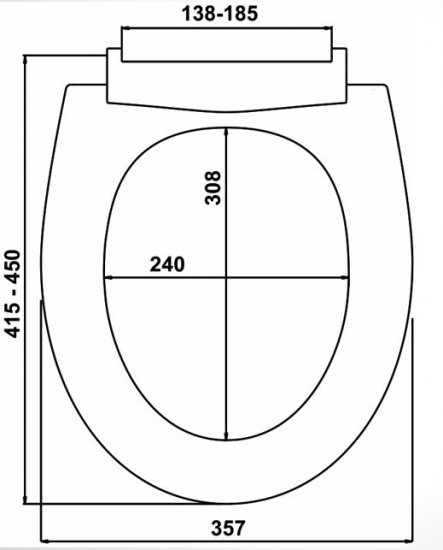 Крышка для унитаза Cersanit Trento Delfi Just