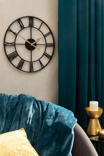 Часы настенные Troykatime Лофт D45 цвет черный