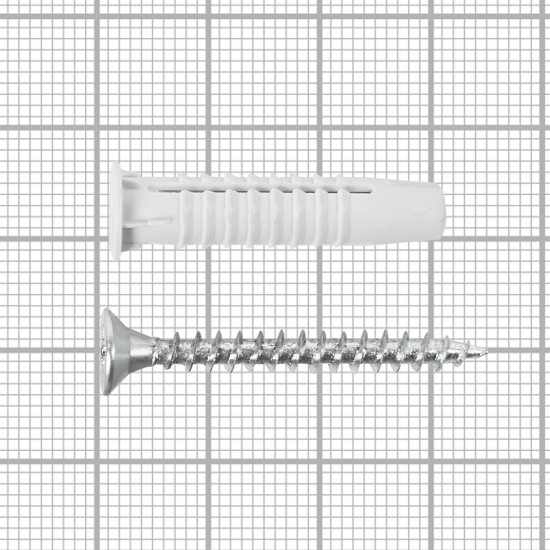 Дюбель потайной Standers PDU N 6x30 мм с шурупом 4x35 мм нейлон 200 шт.